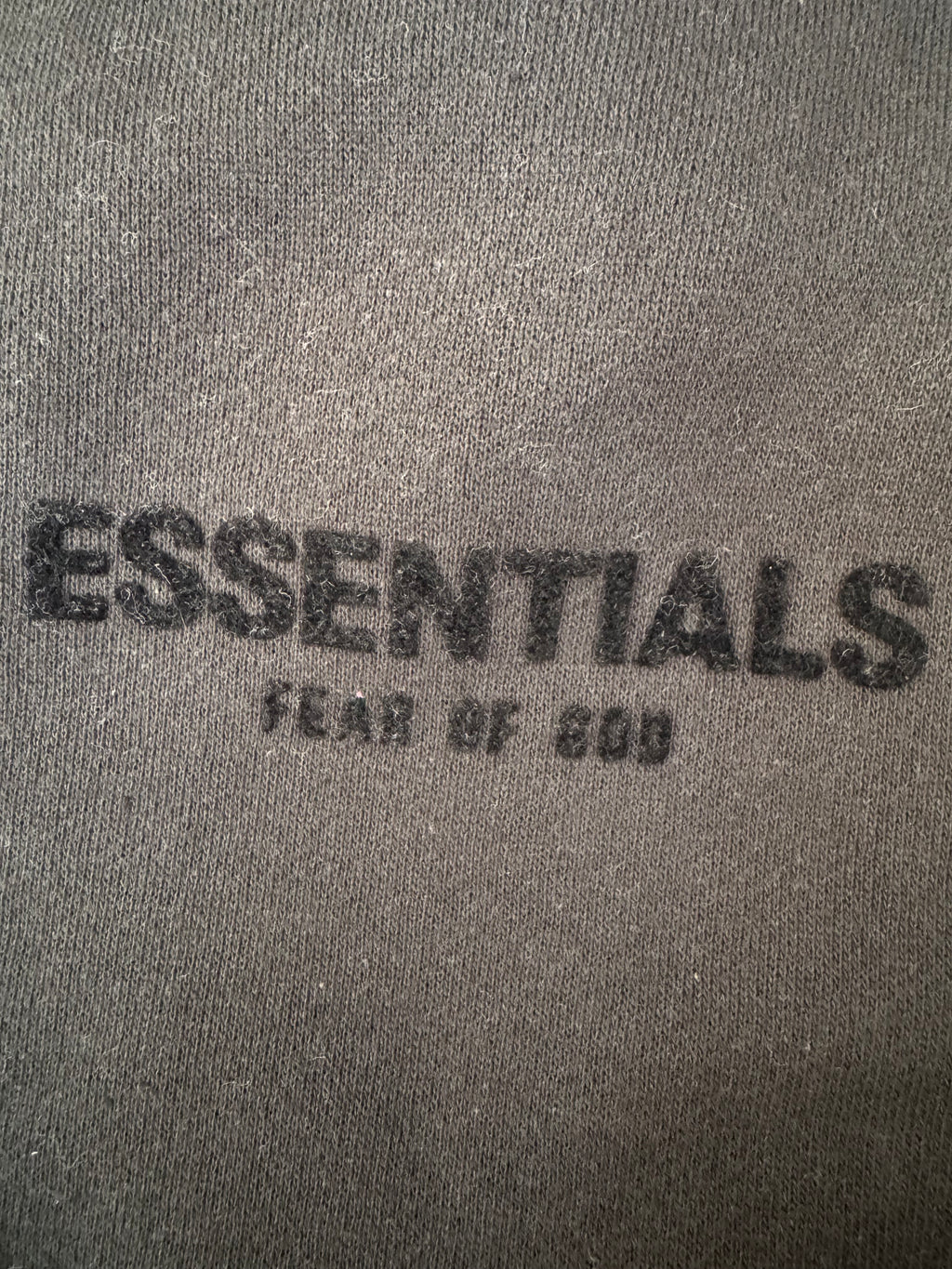 Fear of God Essentials Sweatpants Small Stretch Limo Black Fleece NWT