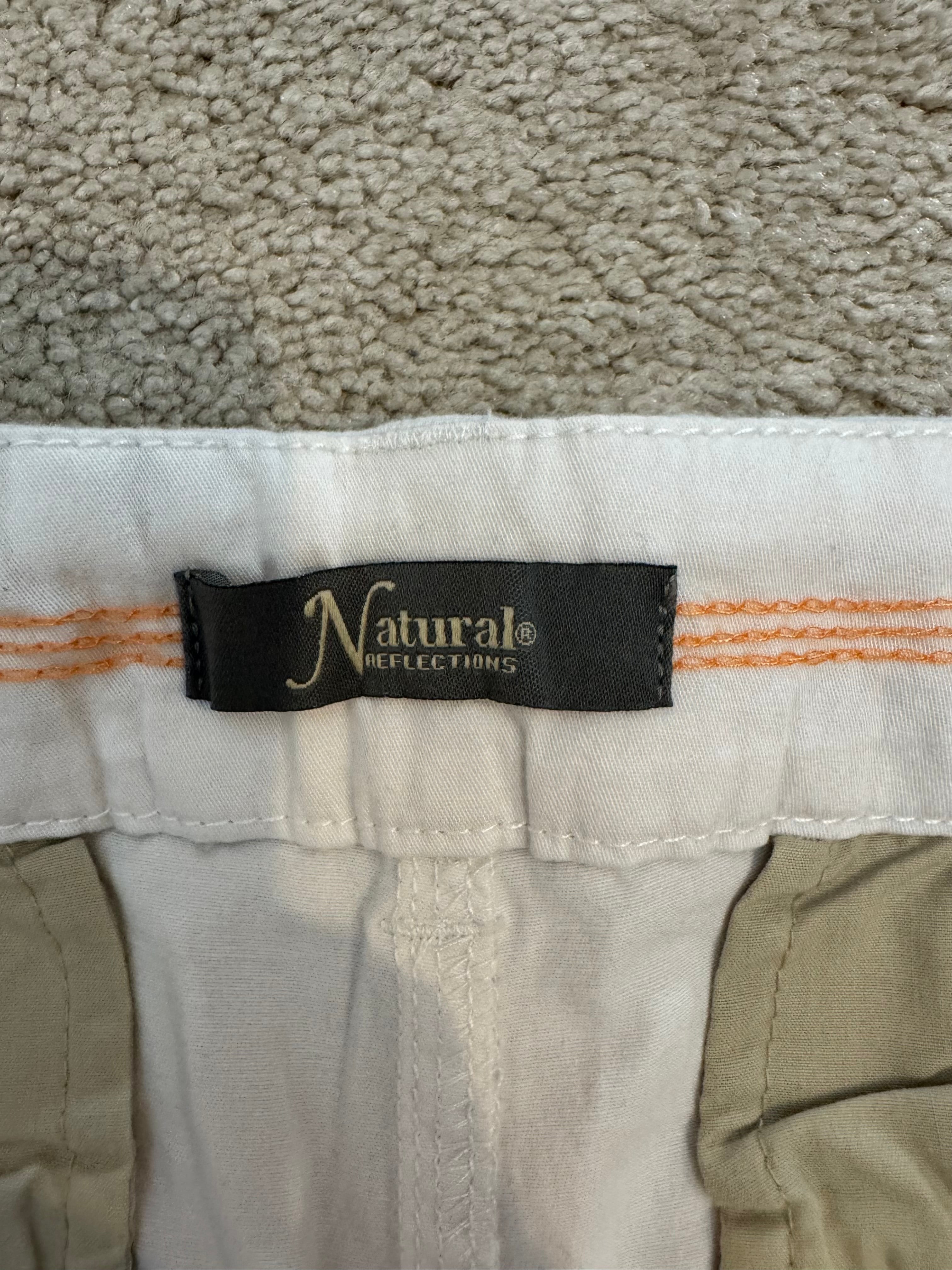 Natural Reflections Blanc White Bermuda Shorts 10 Regular NWT