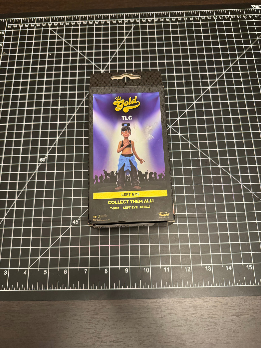 Funko Gold TLC Left Eye Vinyl Figure NIB Hip Hop Collectible