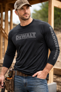 DEWALT XL Truro Performance Work Shirt Black Guaranteed Tough NWT