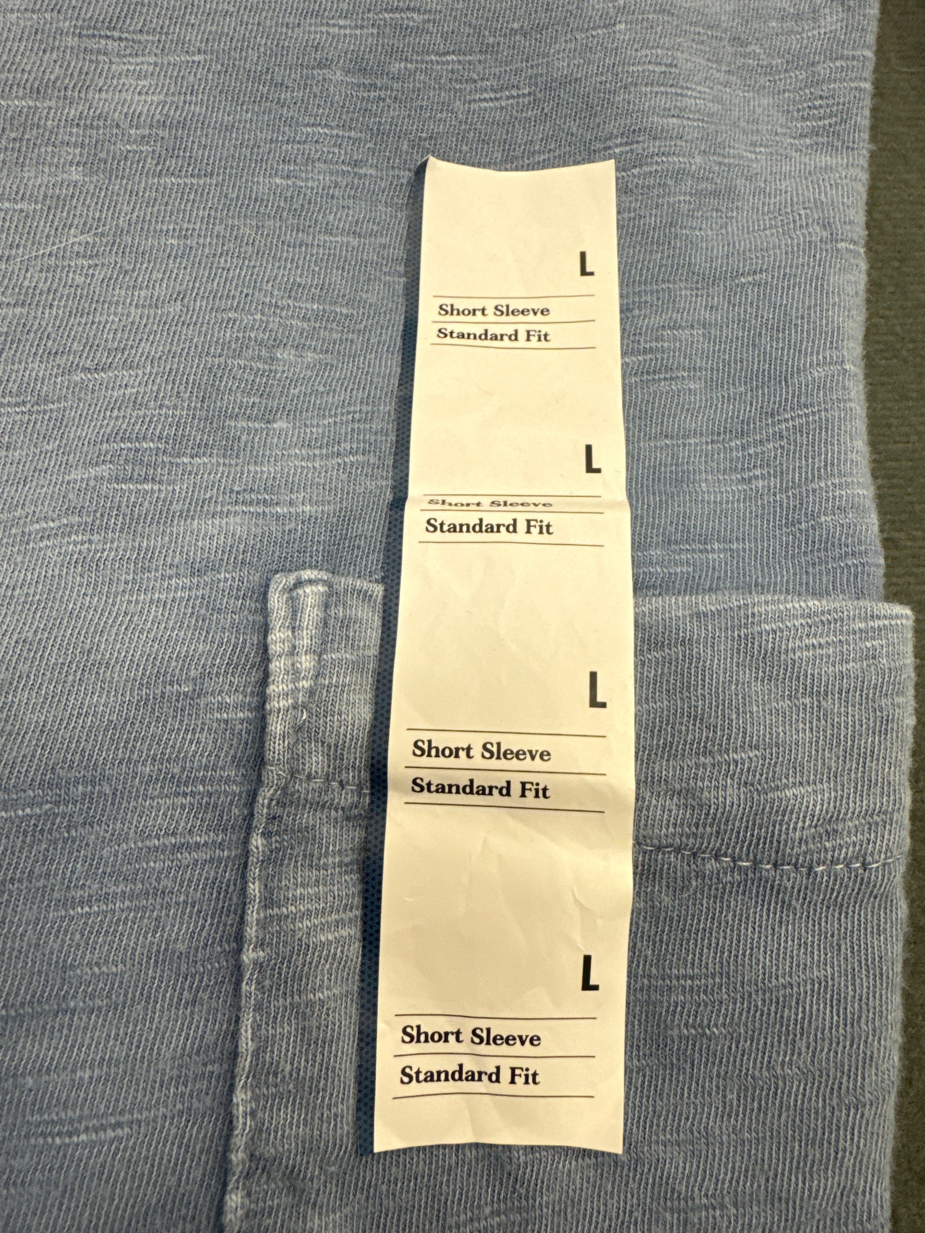 Goodfellow & Co Mens Blue Slub Button Down Shirt Short Sleeve Standard Fit Multiple Sizes NWT