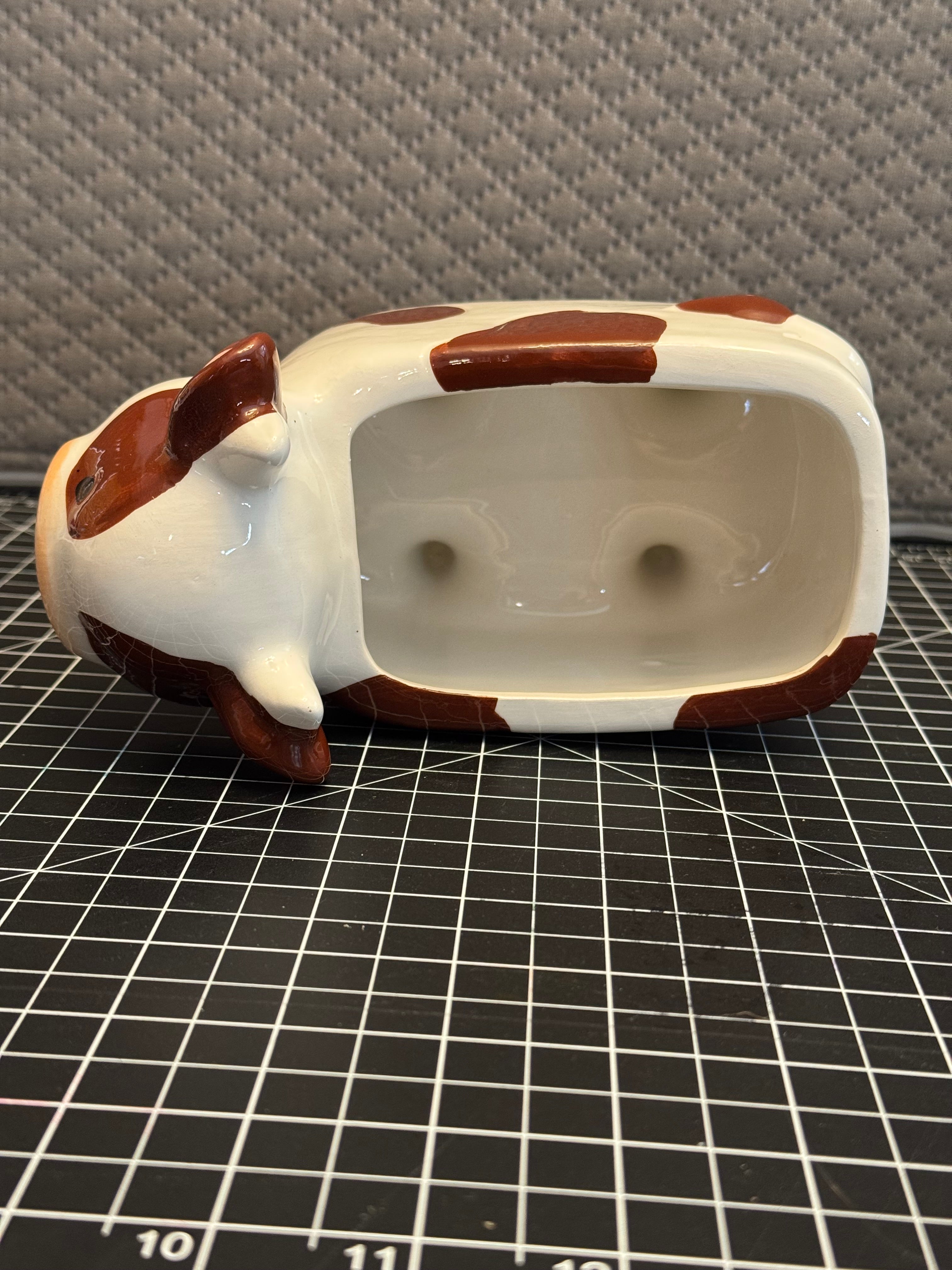 New Farmhouse Cow Planter Ceramic Cute Kitchen Decor Holder
