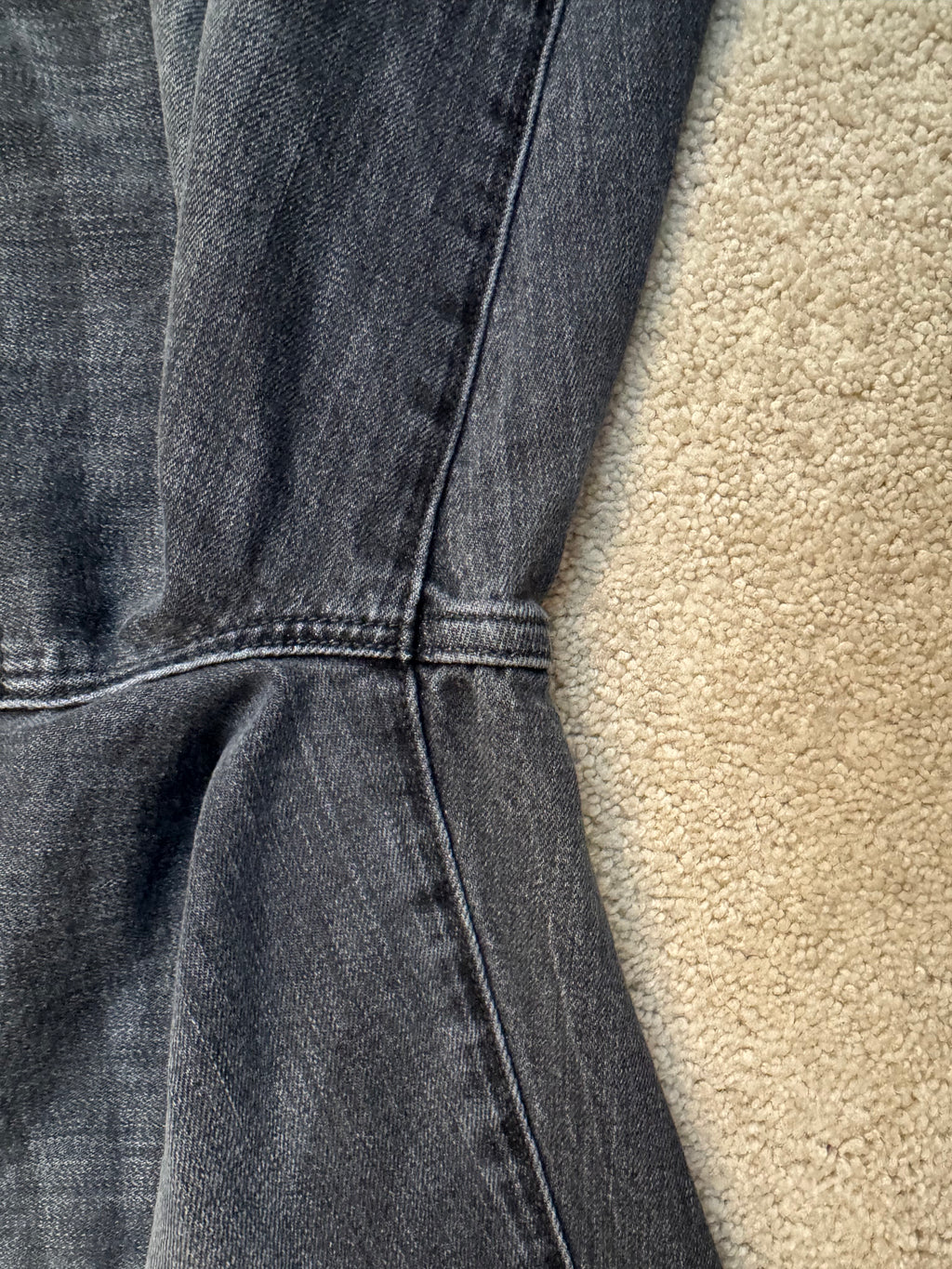 Liverpool Crop Straight Jeans Size 29 Gray High Rise 26” Inseam