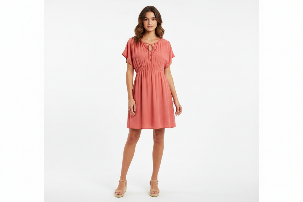 ✨ NWT Universal Thread Coral Babydoll Dress | Size XL ✨