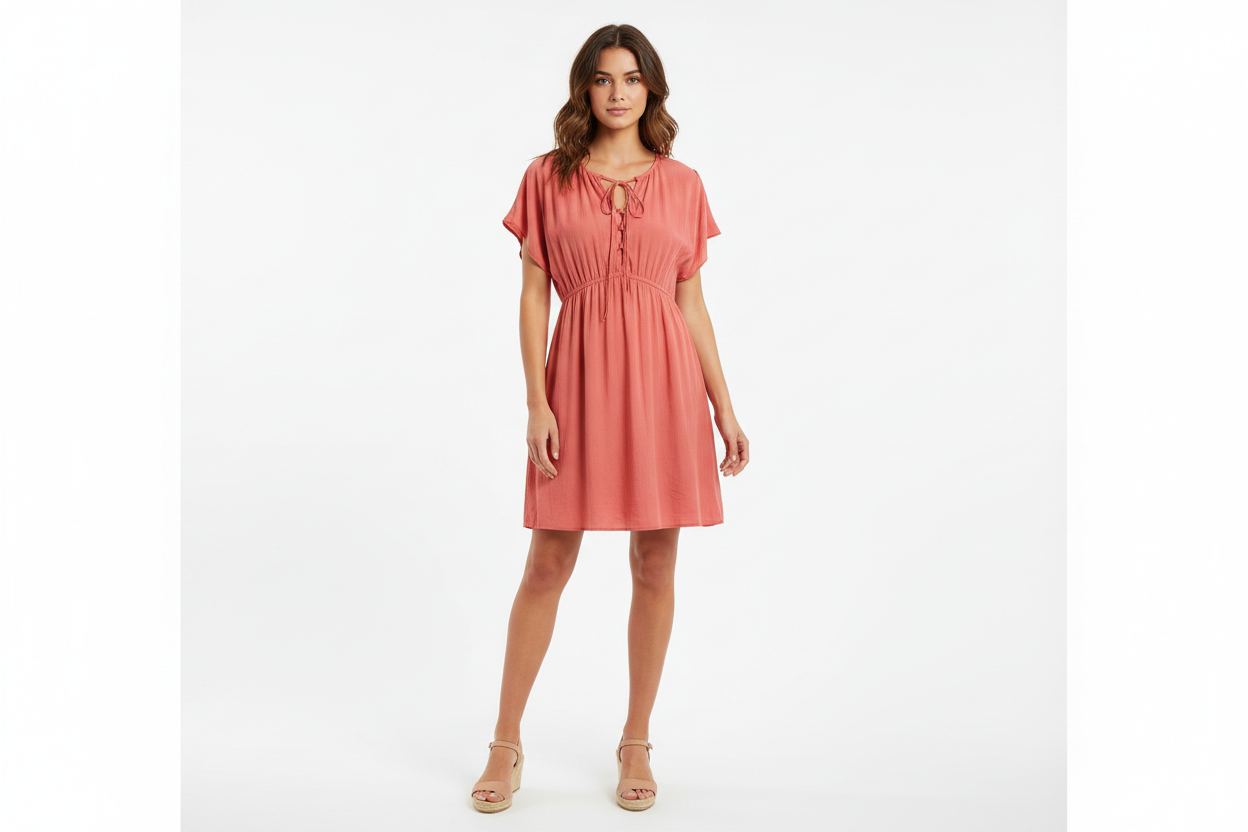 ✨ NWT Universal Thread Coral Babydoll Dress | Size XL ✨