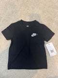 Nike Toddler 2T Black Logo Tee NWT Shirt Only 1pc