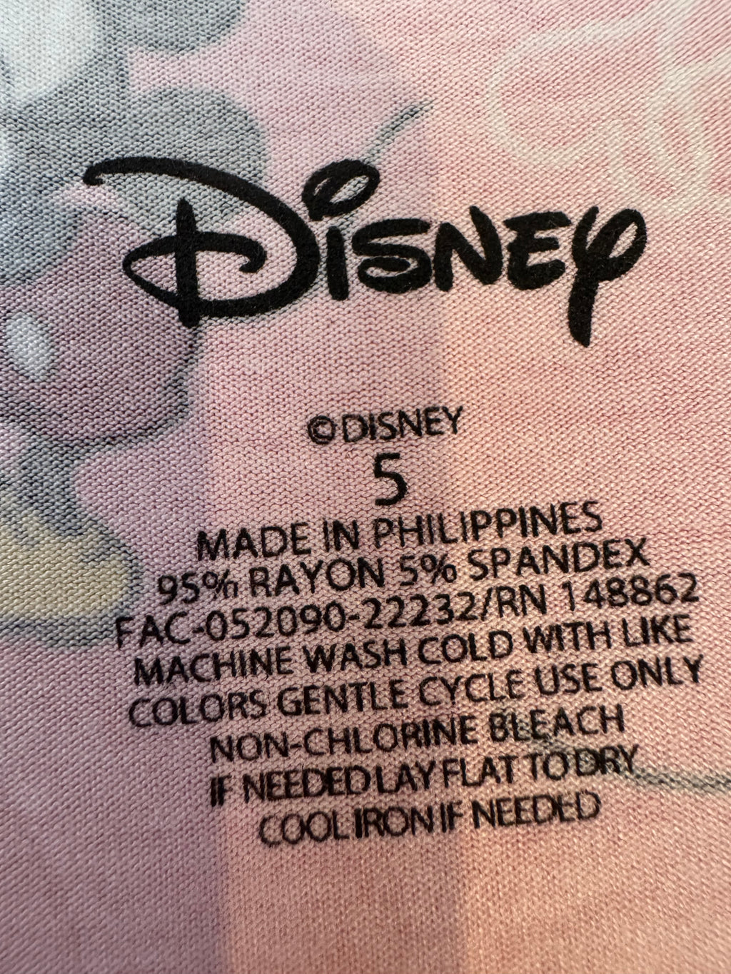 Torrid Disney Mickey Minnie Mouse Sleep Shirt 5X Pink Pajama Top Only NWT