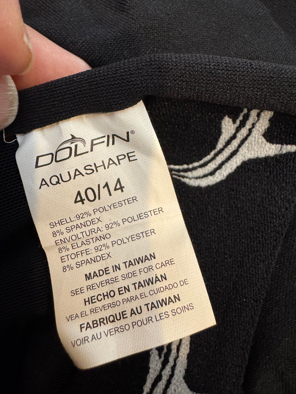 Dolfin Aquashape 40/14 One Piece Swimdress Teal Lime Black Tiered Ruffle Tummy Control