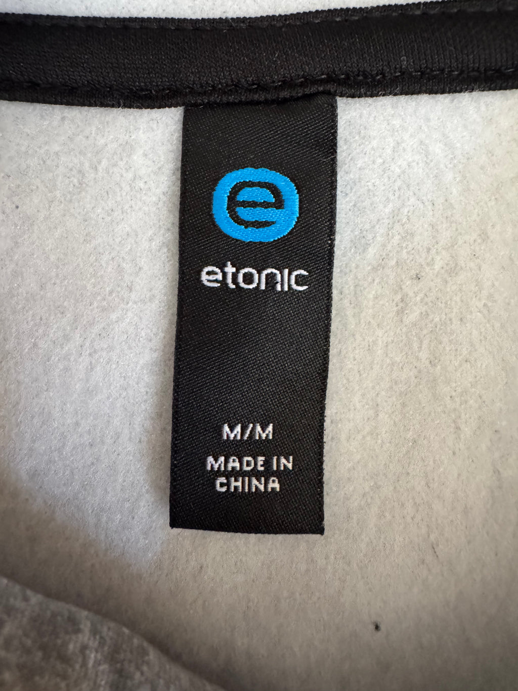 Etonic Men’s Fleece Hoodie Gray Heather Size M NWT Pullover Sweatshirt