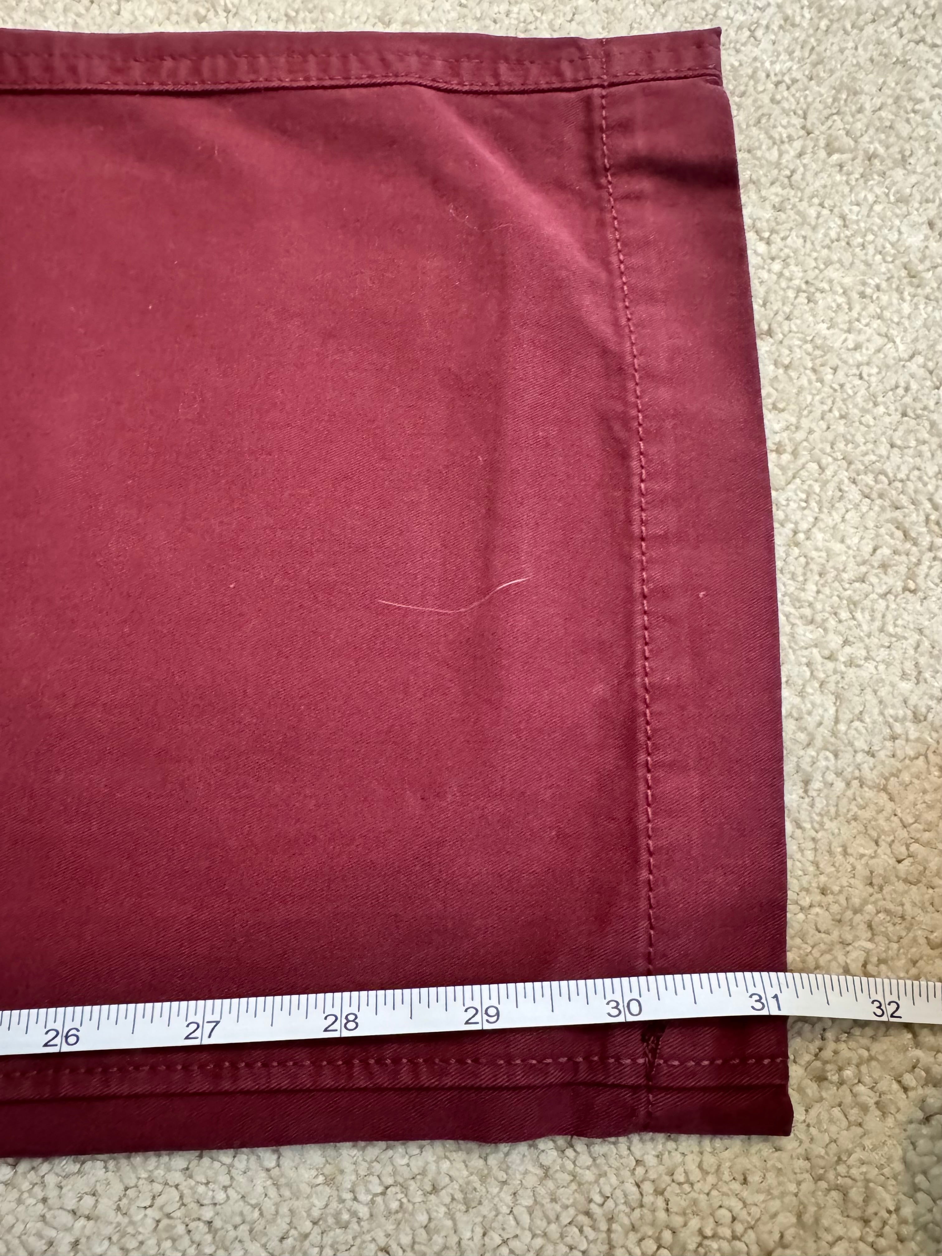 NWT Urban Pipeline Flat Front Pants Men’s 38x32 Tawny Port Red Chino Casual Pants
