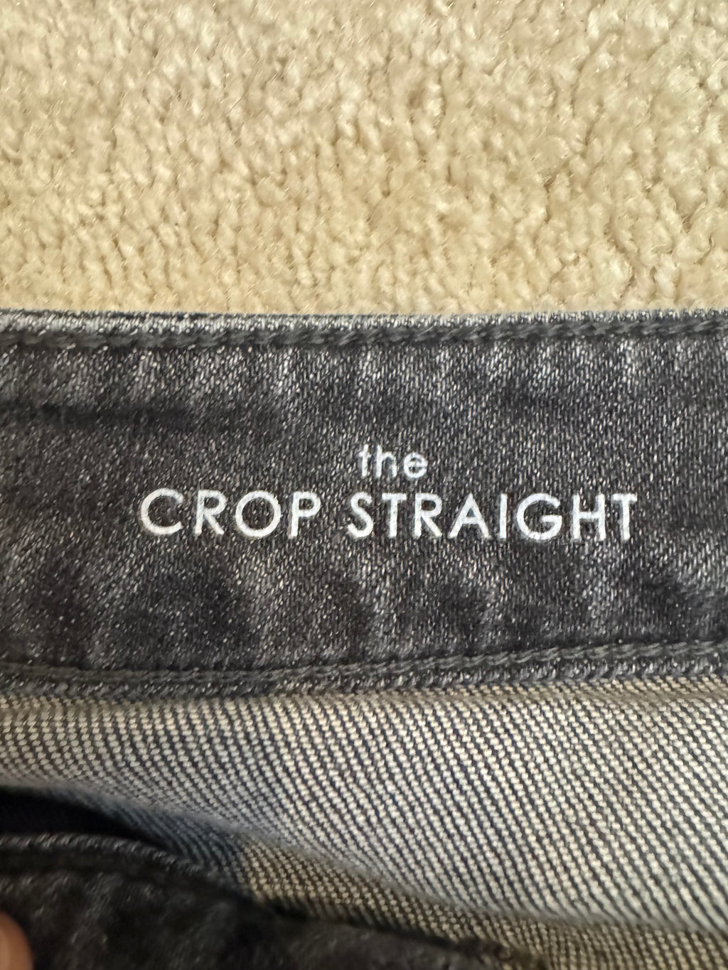 Liverpool Crop Straight Jeans Size 29 Gray High Rise 26” Inseam