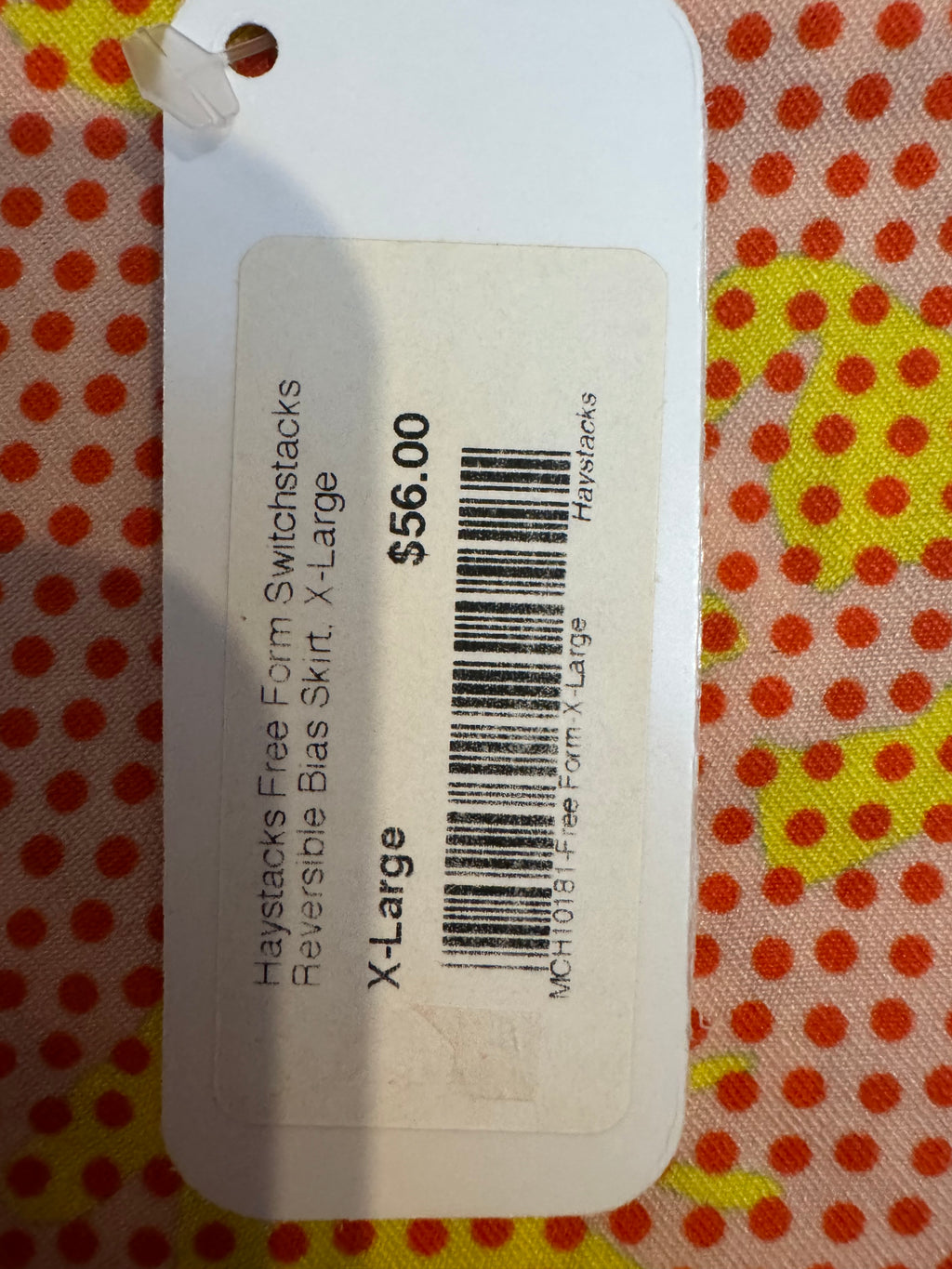 Haystacks XL Reversible Switchstacks Bias Skirt NWT USA