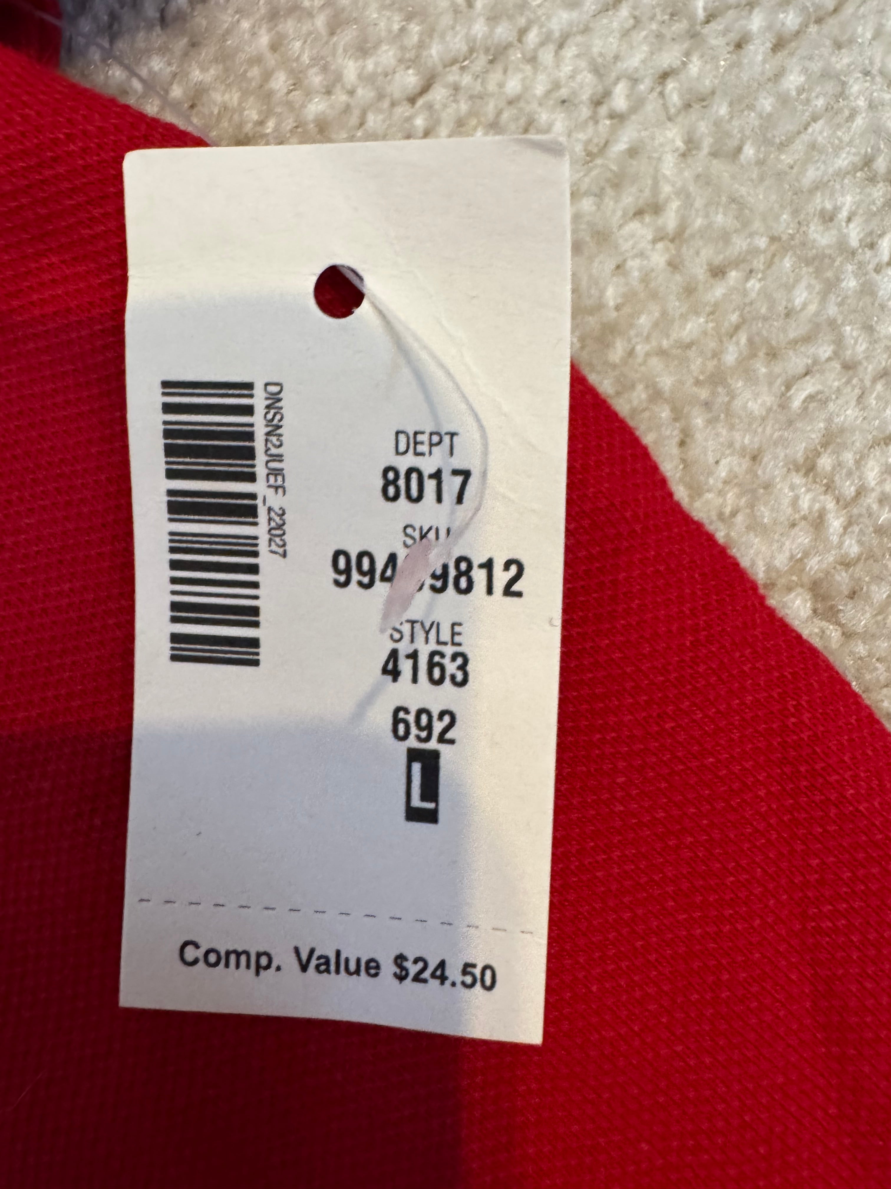 Aeropostale A87 Red Polo Shirt Youth Girls Large Short Sleeve Logo NWT