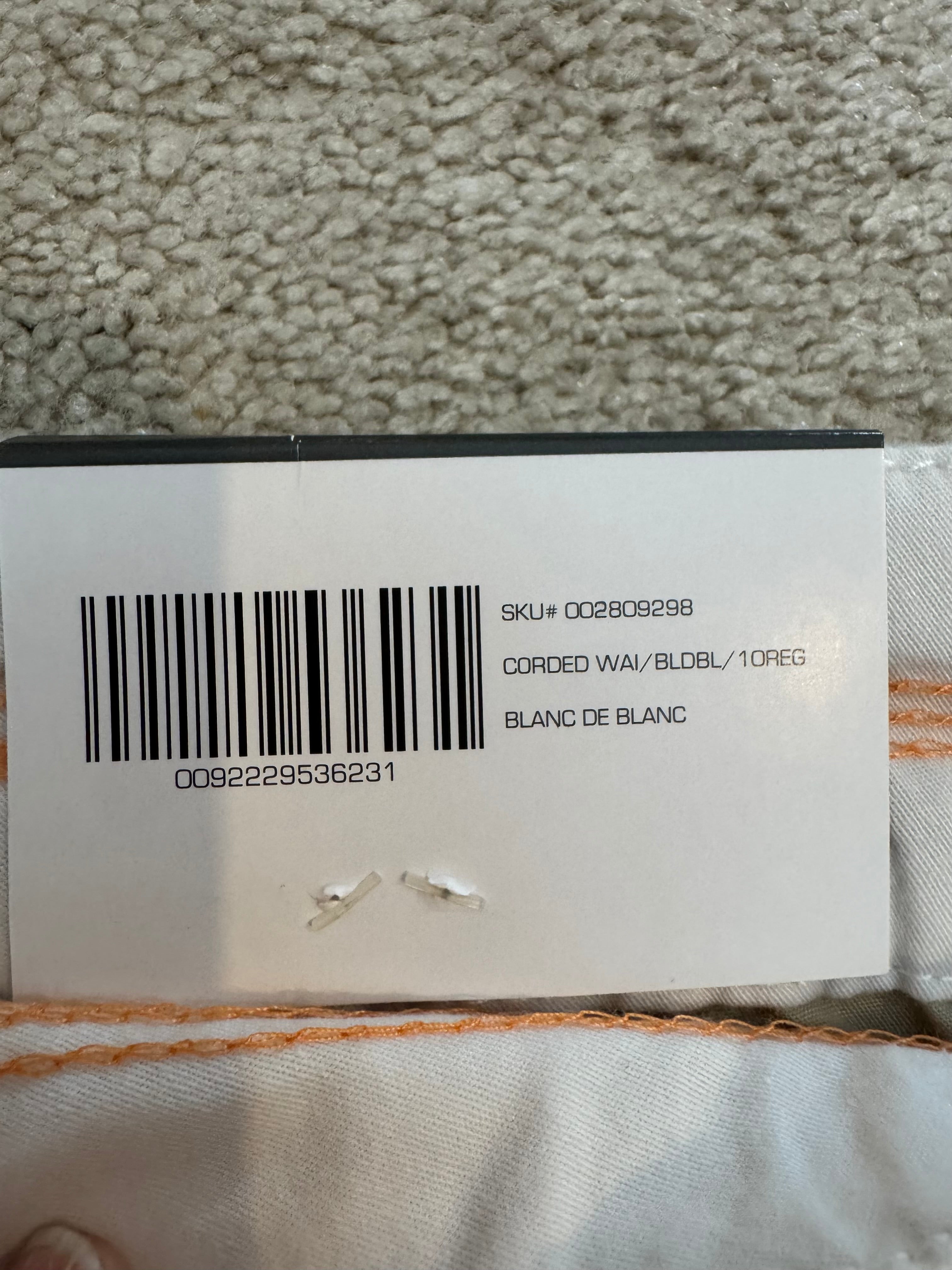 Natural Reflections Blanc White Bermuda Shorts 10 Regular NWT