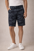 Lee Active Stretch Cargo Shorts Men’s 34 Blue Camo Regular Fit NWT