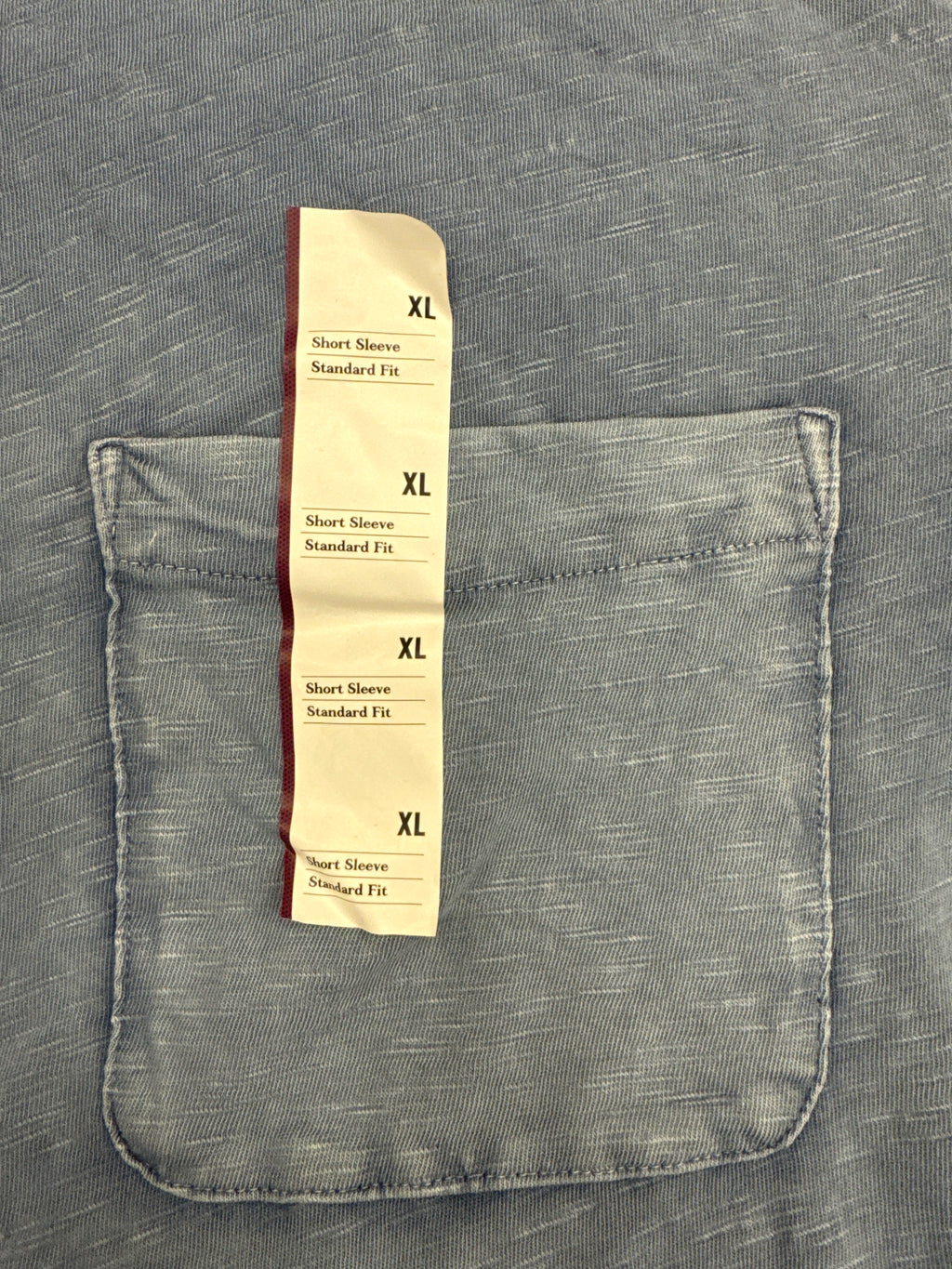 Goodfellow & Co Mens Blue Slub Button Down Shirt Short Sleeve Standard Fit Multiple Sizes NWT
