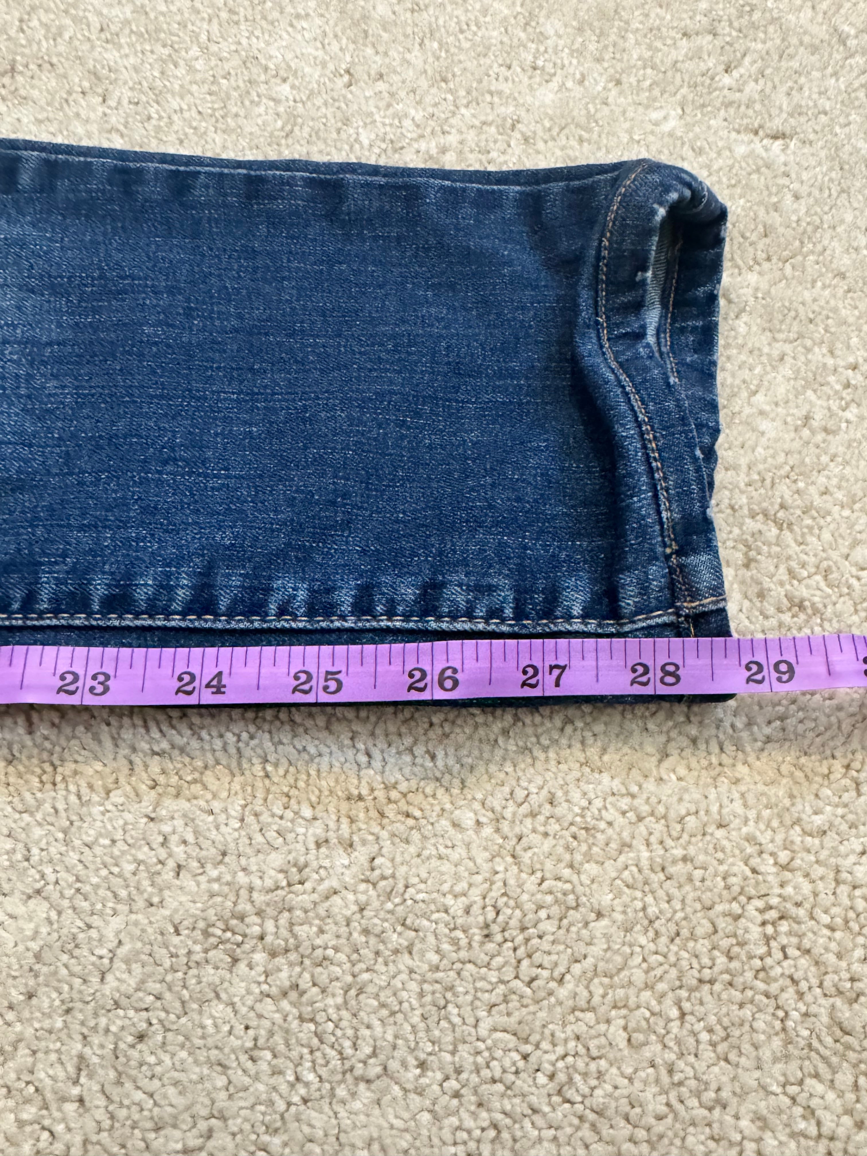 Zara TRF Denim Rules Skinny Jeans Women US 6 EU 38 Medium Wash 28x28