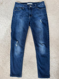 KanCan Los Angeles Dark Wash Distressed Skinny Jeans Size 27 (Pre-Loved) 💙👖