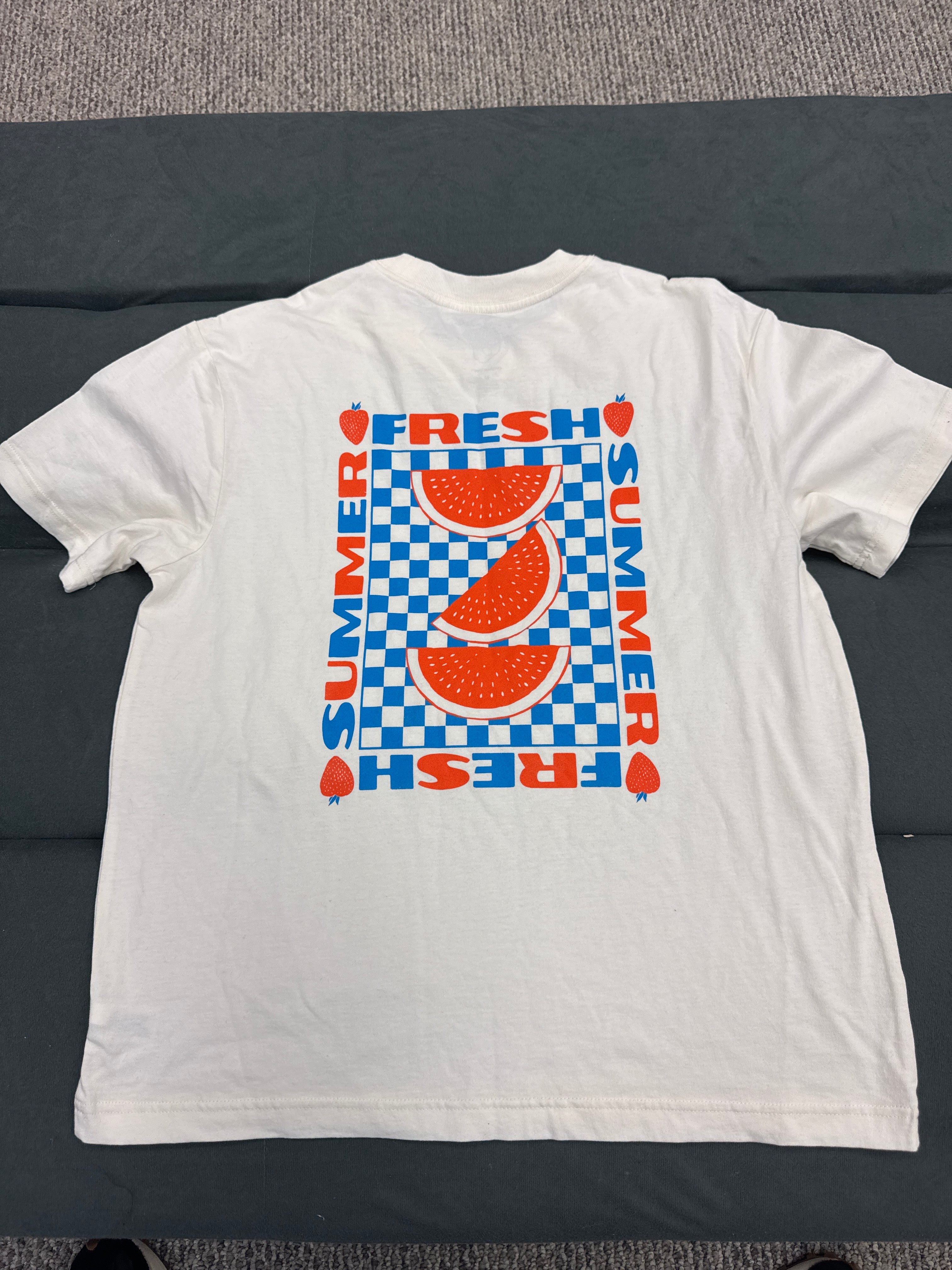 Original Use Graphic T Shirt Mens Medium/XXL Fresh Summer Watermelon Heavyweight Boxy Fit Tee NWT