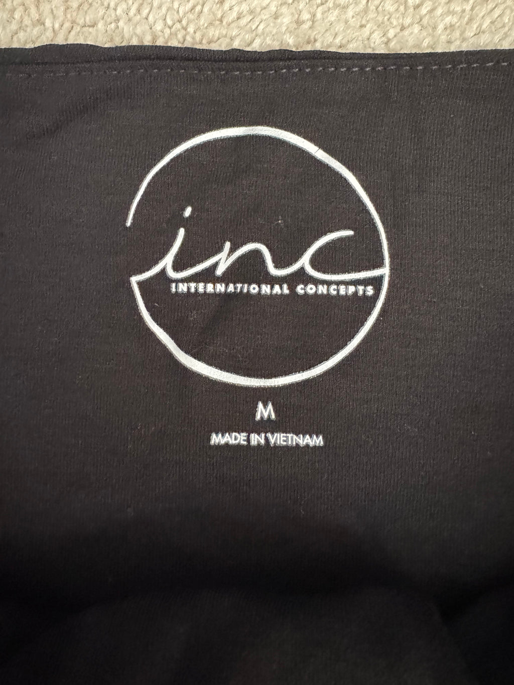 INC International Concepts Black Dress Size M NWT Sleeveless Empire Waist