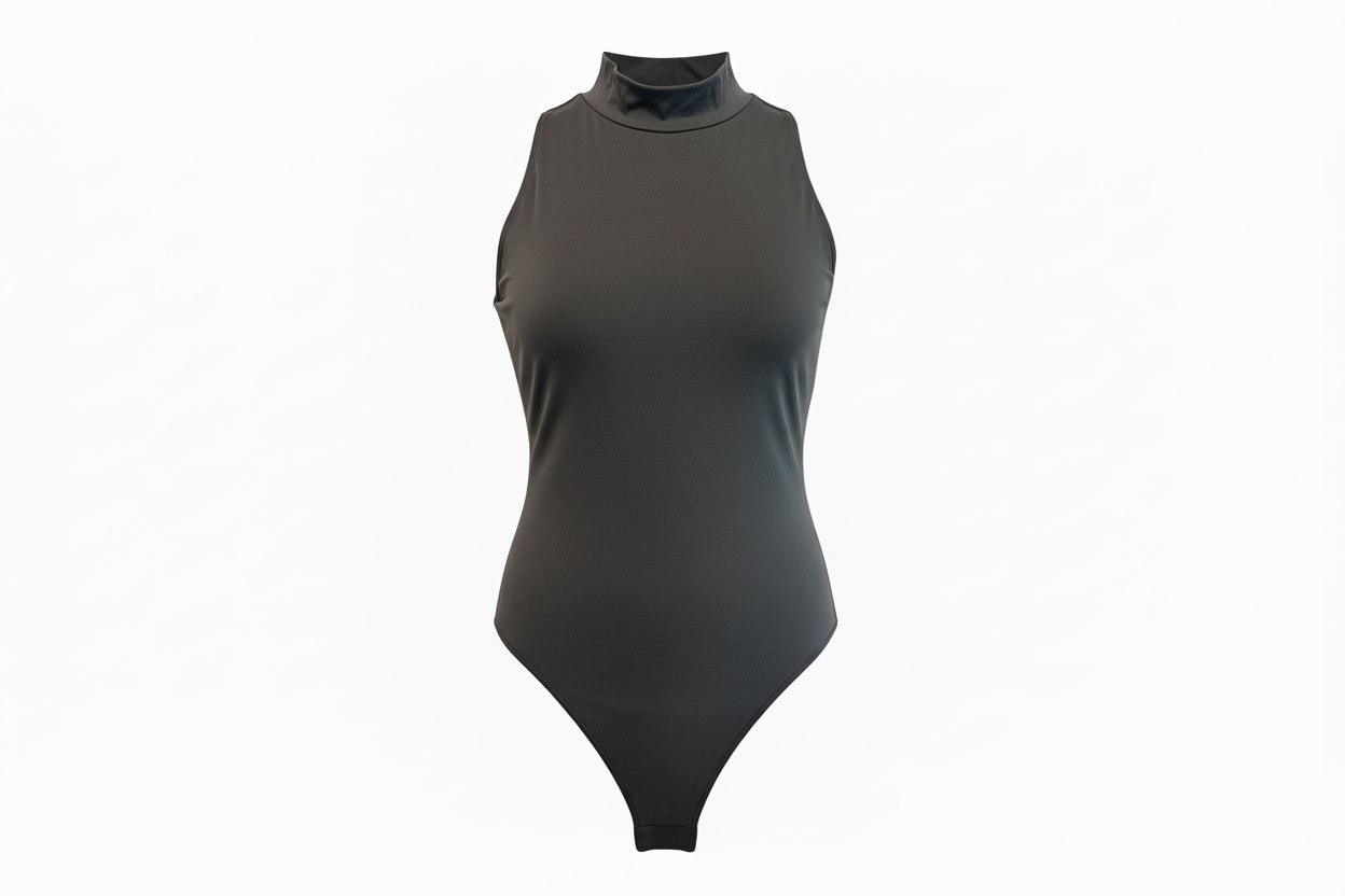 🖤 NWT A New Day Mock Neck Bodysuit | Charcoal Gray | Women’s Size L 🖤