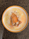 1973 Helen Steiner Rice “The Praying Hands” Keepsake Plate 12” Gibson