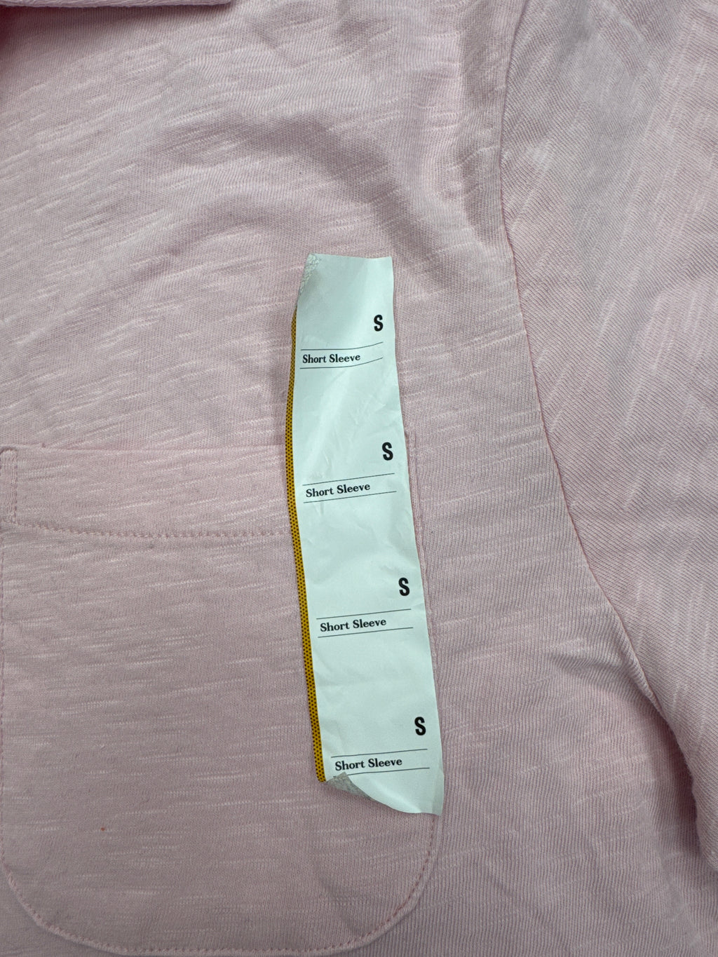 Goodfellow & Co Mens Polo Shirt Pink Short Sleeve No-Roll Collar Pocket Cotton Small NWT
