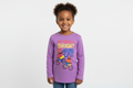 Cat & Jack Girls Purple “My Future Is Bright and Boundless” Long Sleeve Shirt XS 4-5 NWT