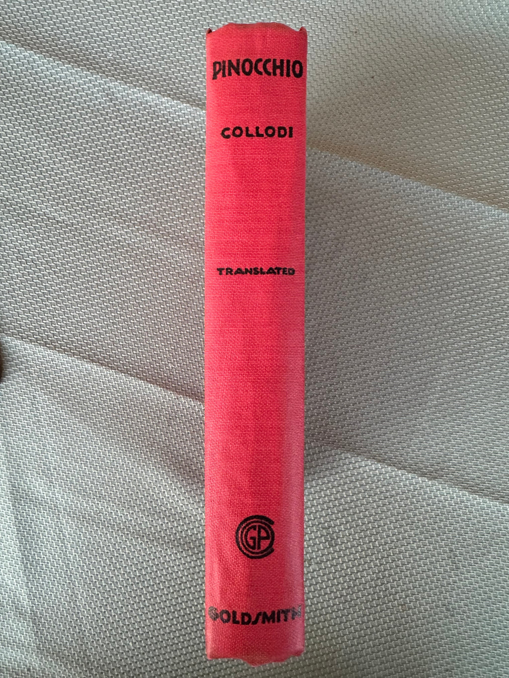 Vintage 1940s Pinocchio Carlo Collodi Goldsmith Red Classics HC w/ Dust Jacket