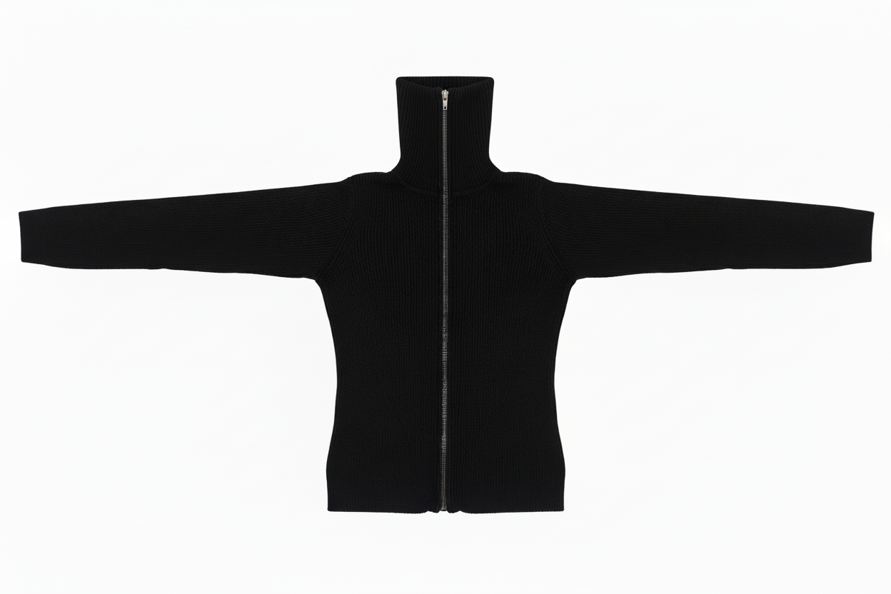 🖤 Scoop Ribbed Zip-Up Sweater | Mock Neck | Women’s XS | NWT 🖤