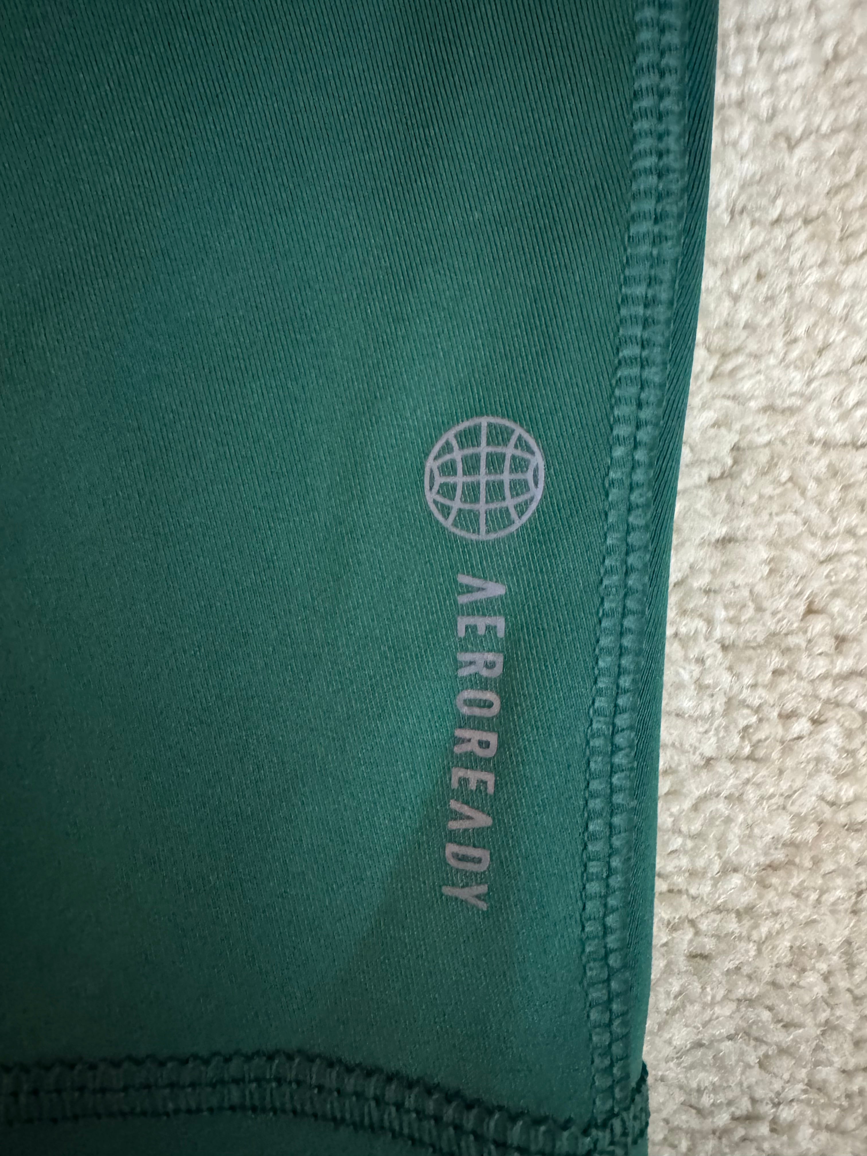 Adidas Sports Club Crop Tank Green Small NWT Primegreen Aeroready