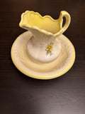 Vintage Arnel’s Style / Japan Ceramic Wash Basin & Pitcher Set