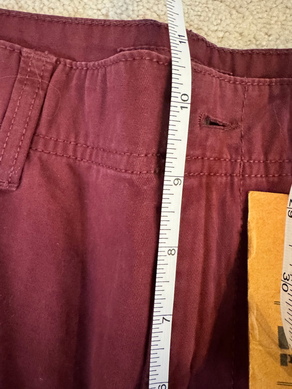 NWT Urban Pipeline Flat Front Pants Men’s 38x32 Tawny Port Red Chino Casual Pants