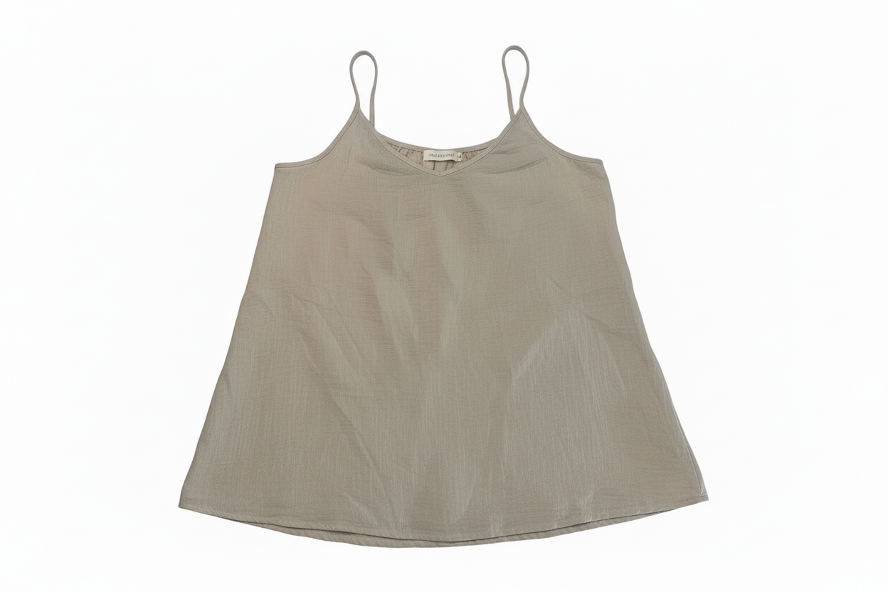 ✨ Shade & Shore Tan Flowy Cami Tank – Size XL – NWOT ✨