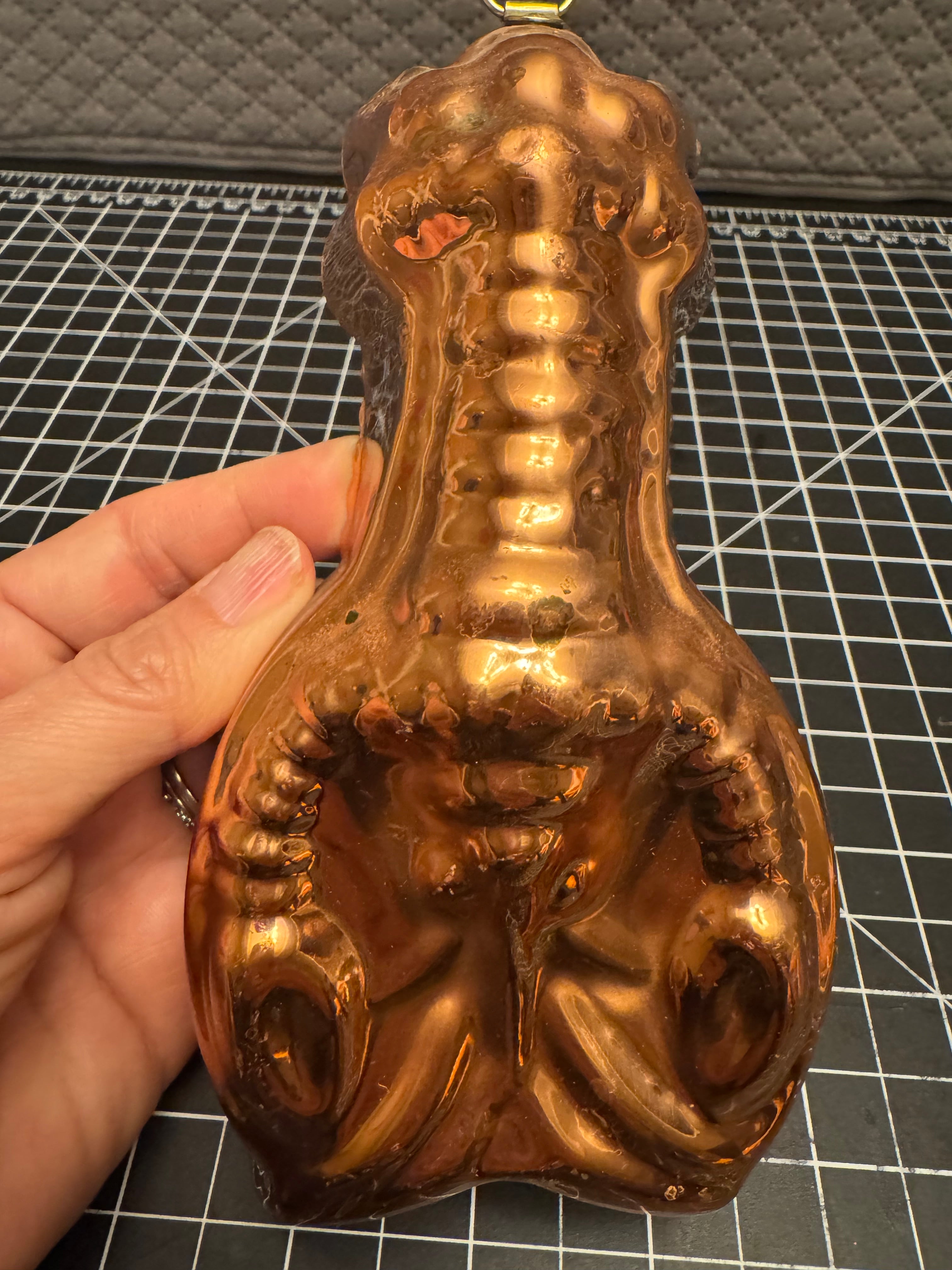Vintage Copper Molds Tagus Portugal Fish Shell Kitchen Wall Decor Farmhouse Set