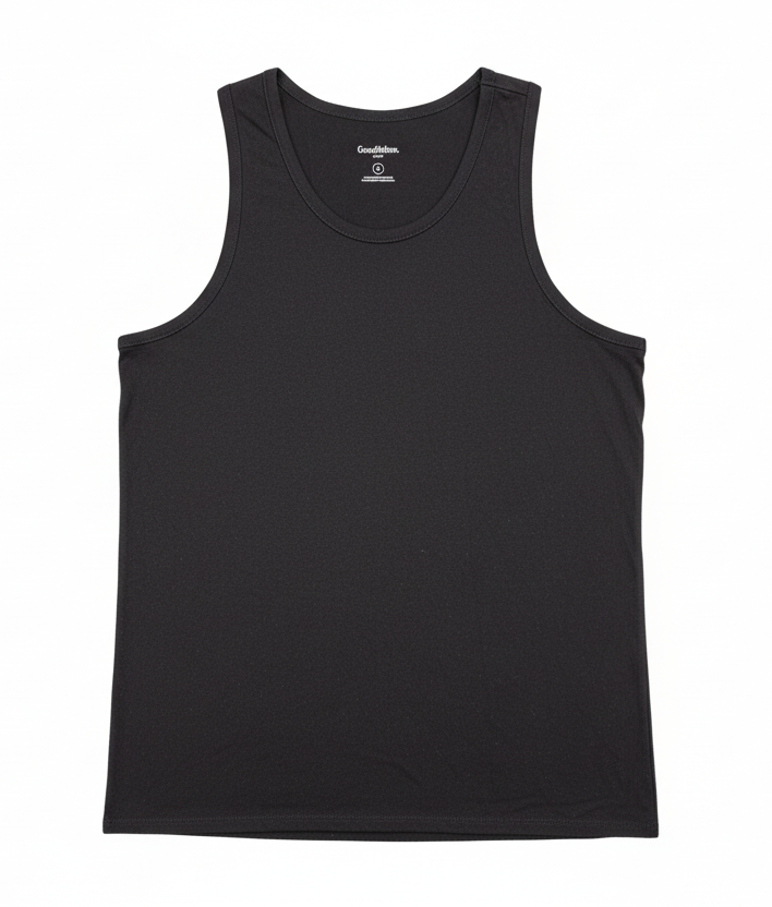 Goodfellow & Co Tank Top Mens Small Black Sleeveless Basic Casual Cotton Shirt NWOT
