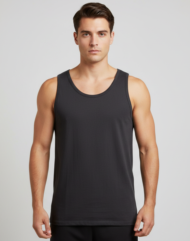 Goodfellow & Co Tank Top Mens Small Black Sleeveless Basic Casual Cotton Shirt NWOT