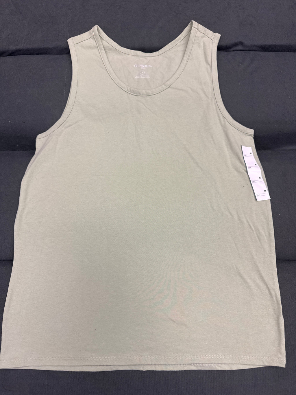 Goodfellow & Co Tank Top Mens Medium Green Sleeveless Basic Casual Cotton Shirt NWOT