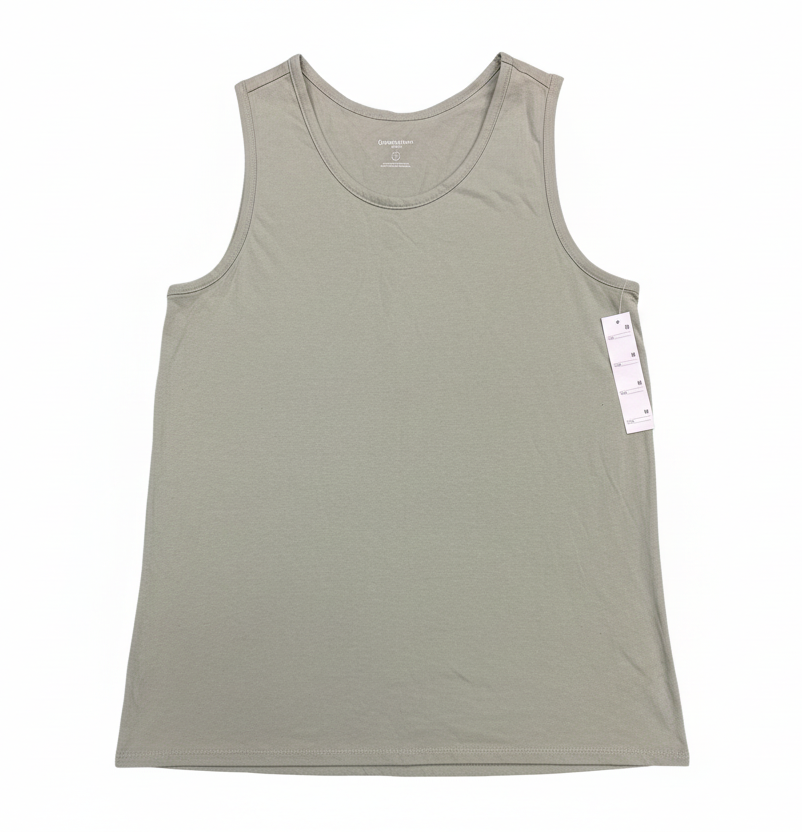 Goodfellow & Co Tank Top Mens Medium Green Sleeveless Basic Casual Cotton Shirt NWOT
