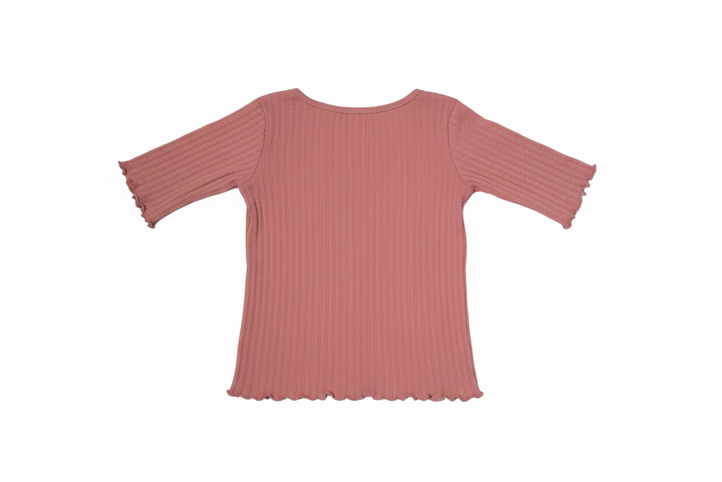 🌸 NWT Billabong Essentials Ribbed Scoop Neck Top | Dusty Rose | Size S