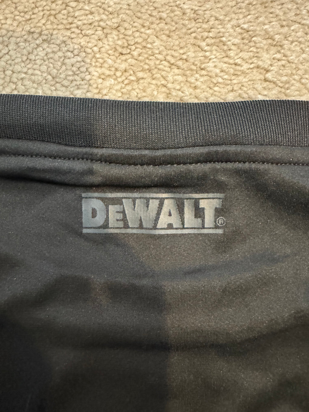 DEWALT XL Truro Performance Work Shirt Black Guaranteed Tough NWT