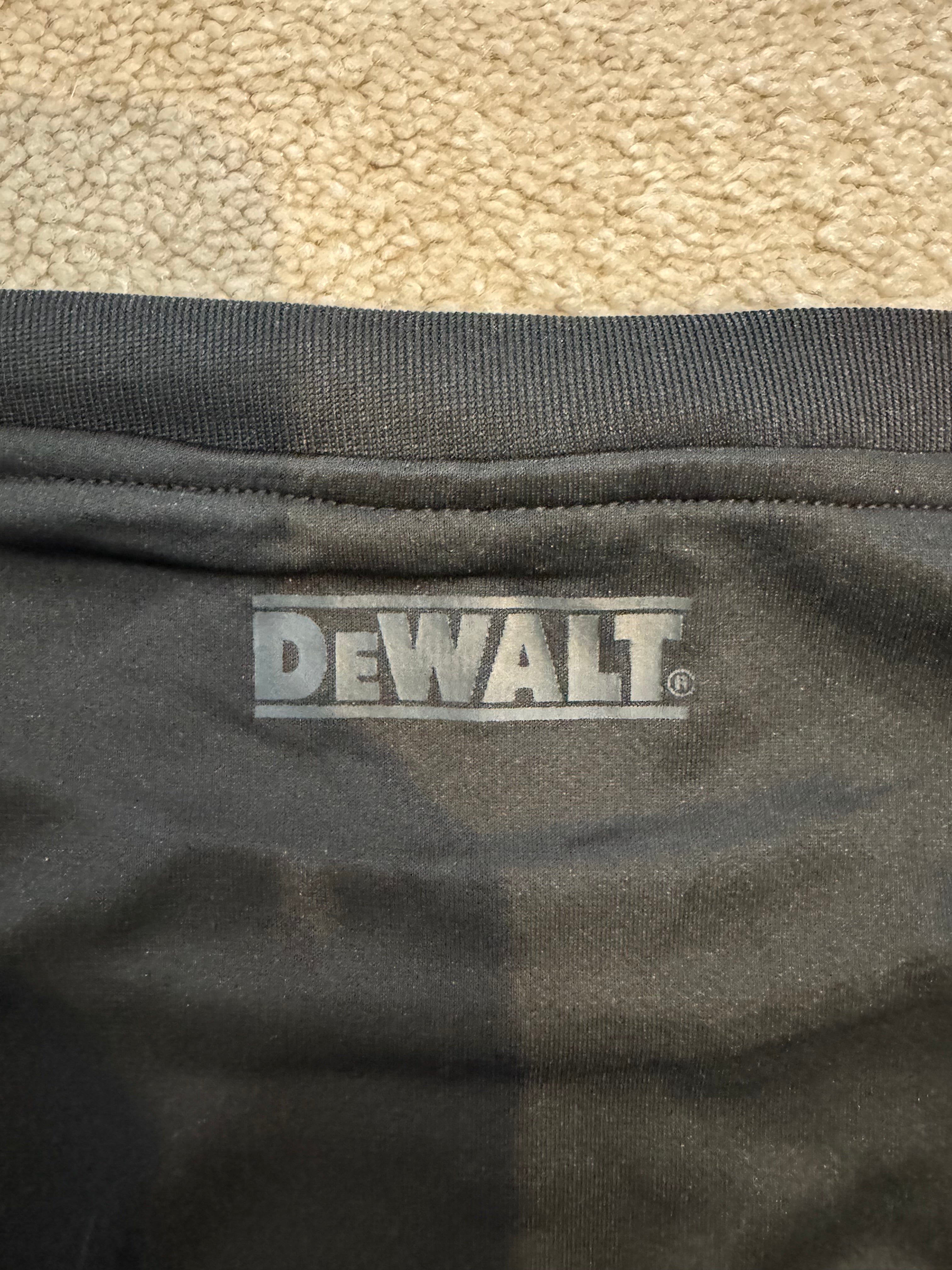 DEWALT XL Truro Performance Work Shirt Black Guaranteed Tough NWT