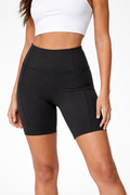 Girlfriend Collective Black High-Rise Bike Shorts Size M NWT Sustainable Activewear
