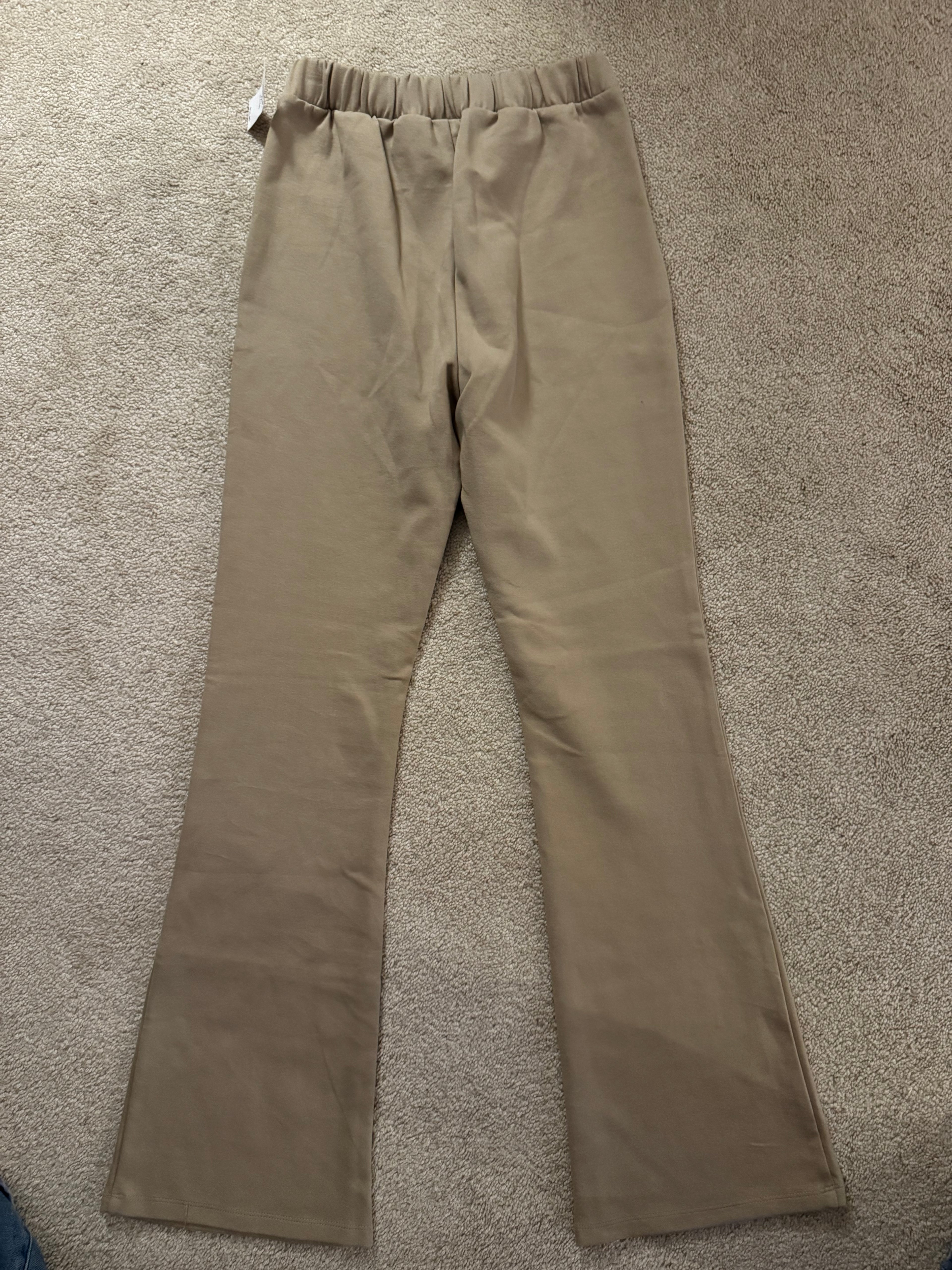 GAP Kids XXL 14-16 Tan Flare Pants NWT Pull On Stretch