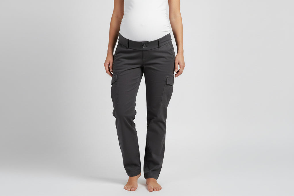 🩶 GAP Maternity Cargo Pants | No Panel | NWT | Dark Gray | Size 2 Regular