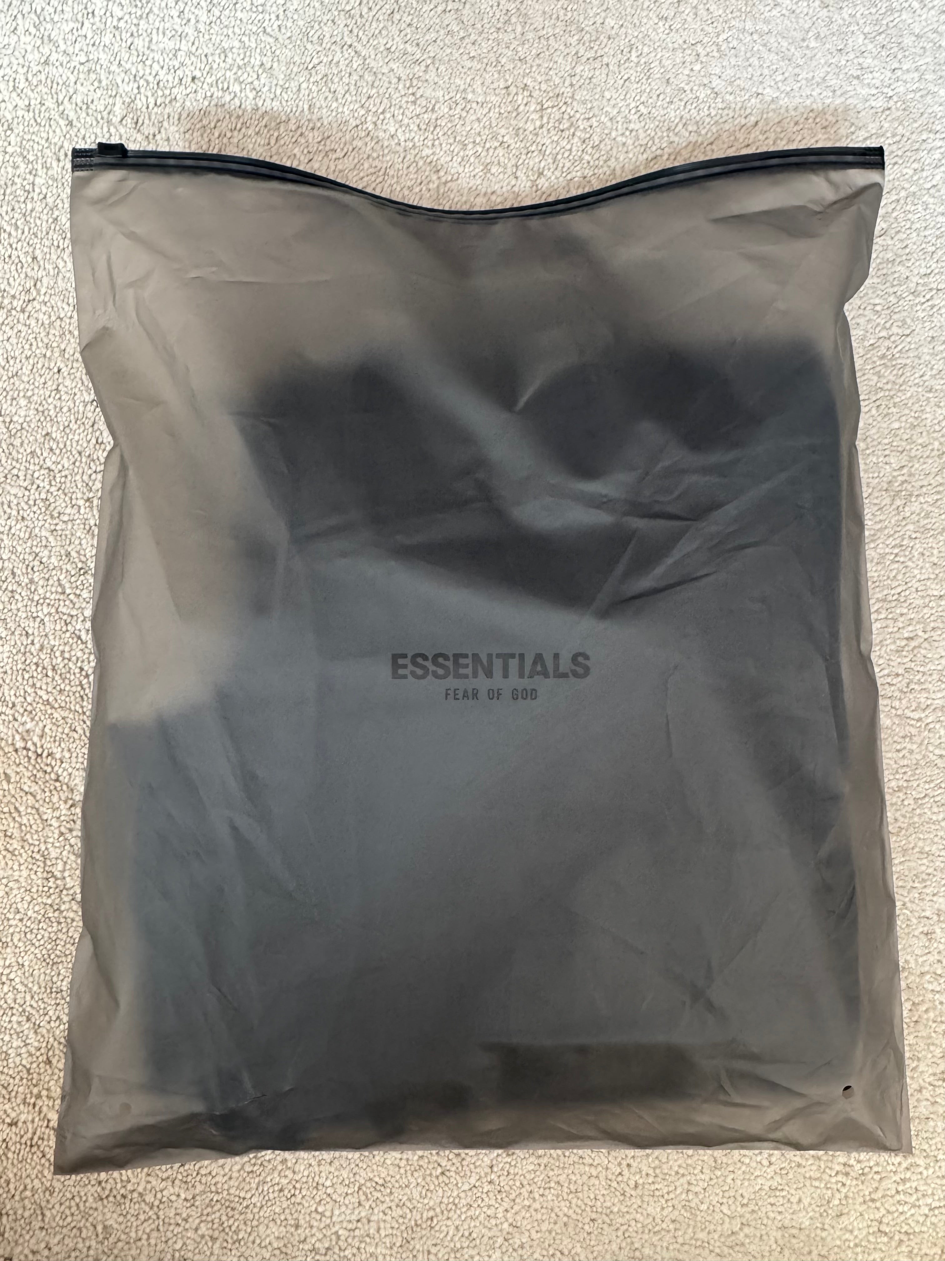 Fear of God Essentials Sweatpants Small Stretch Limo Black Fleece NWT