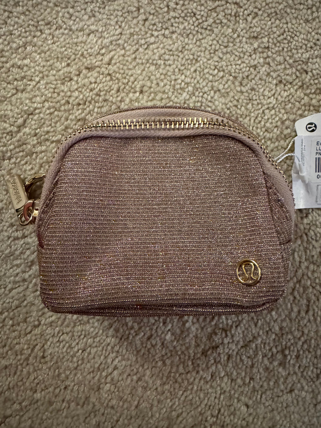 ✨ Lululemon Everywhere Belt Bag Nano – Plu Cimus Gold Glitter – NWT (Retired Color) ✨