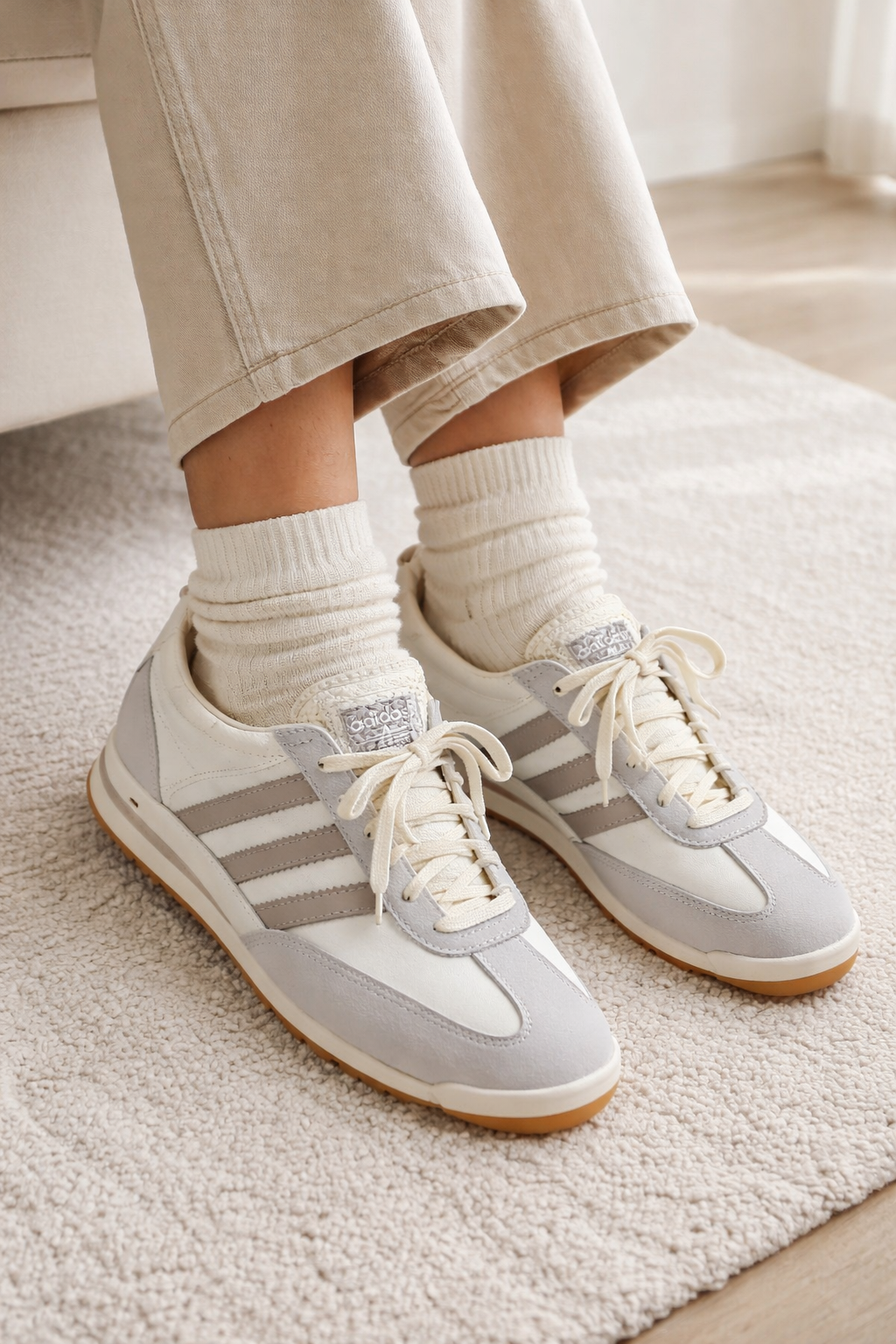 Adidas Originals SL 72 OG W Cream Taupe JH7394 Size 6.5 NWT