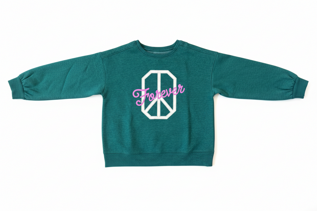💚 Cat & Jack “Forever” Graphic Sweatshirt Girls Size 8 NWT 💚