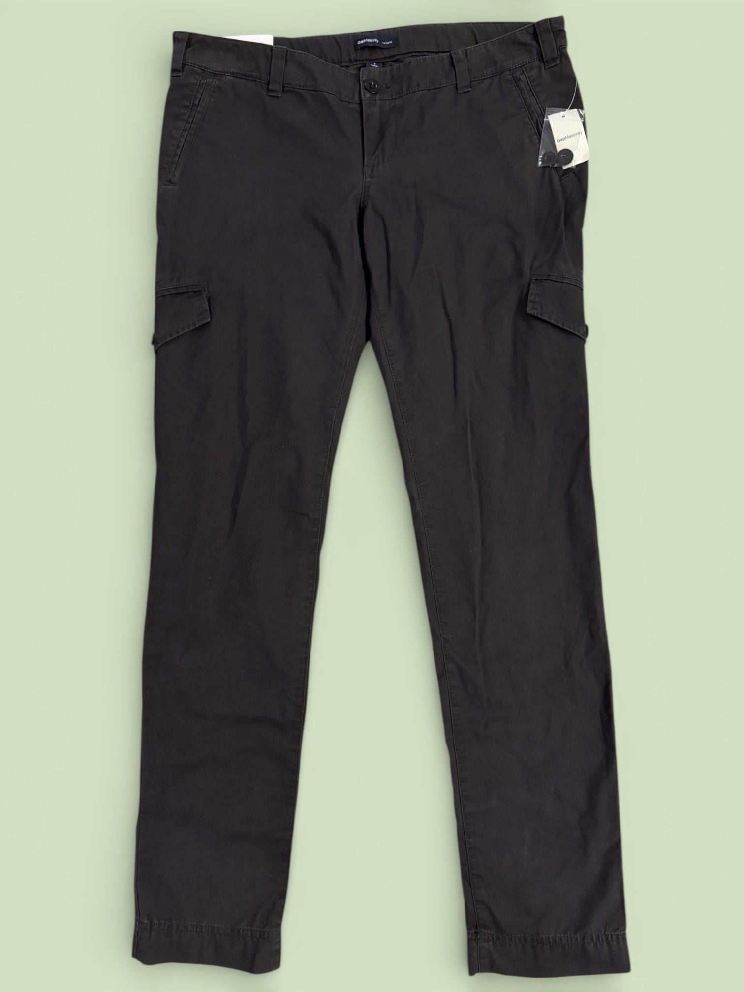 🩶 GAP Maternity Cargo Pants | No Panel | NWT | Dark Gray | Size 2 Regular